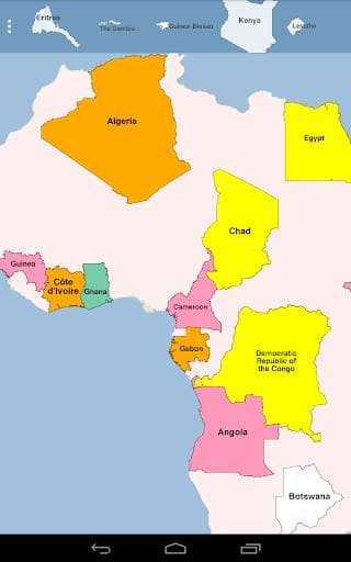 Africa Map Puzzle screenshot 6