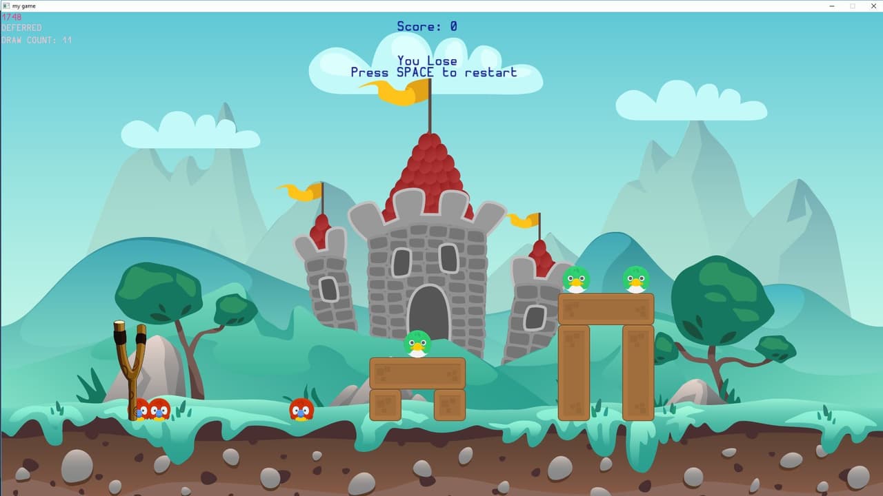 Angry Birds (itch) (Zoe Rowbotham) screenshot 6