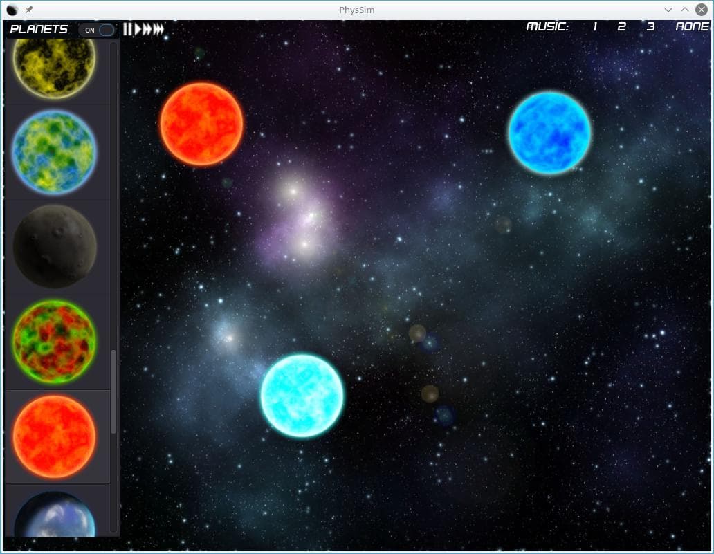 PhysSim screenshot 2