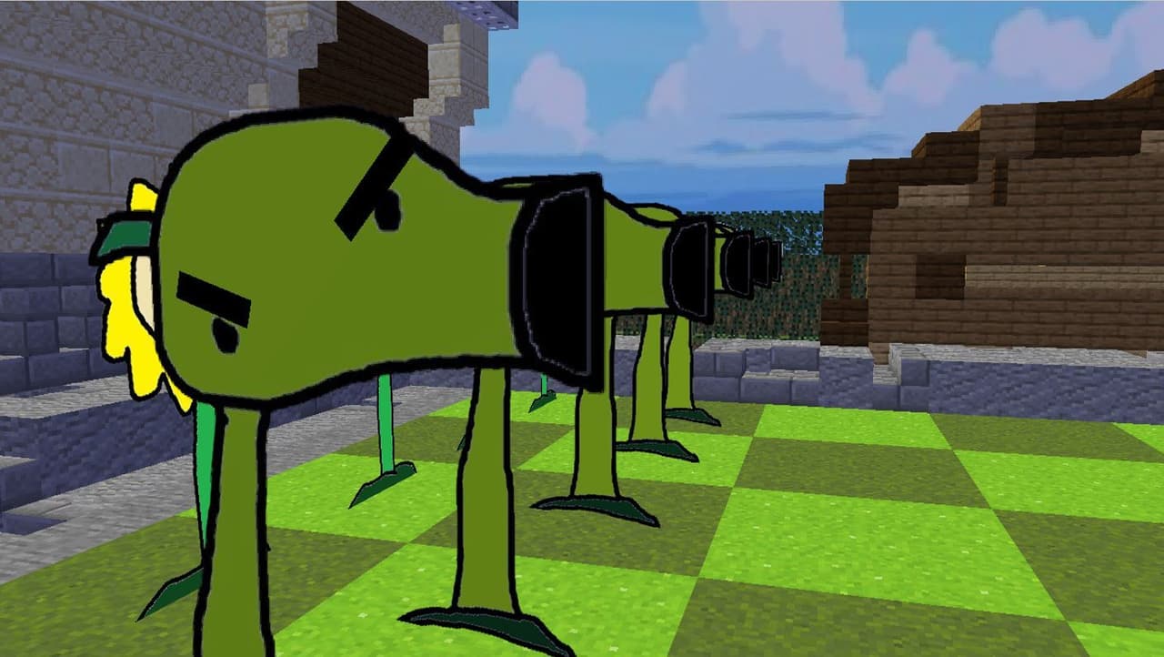 Plants vs. Zombies but made in powerpoint screenshot 4