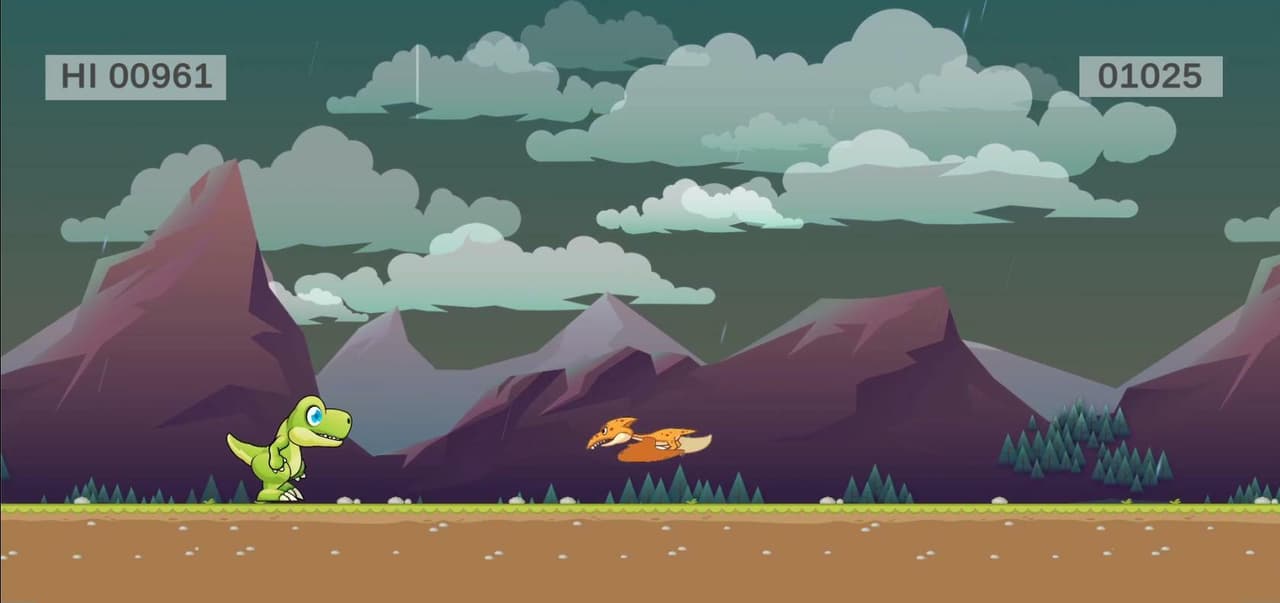 Chrome Dinosaur - Android (bravedev) screenshot 3