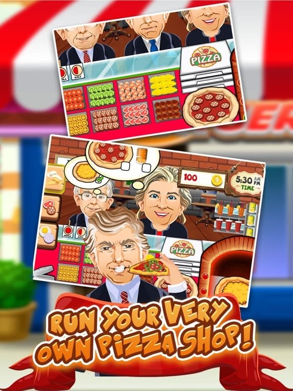 Trumps Pizza Restaurant Dash - 2016 Election on the Run Wall Cooking Game! screenshot 2
