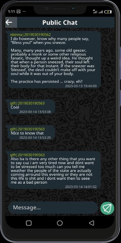 SomethingChat screenshot 3