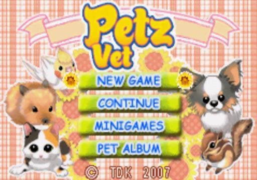Petz Vet (GBA) screenshot 2
