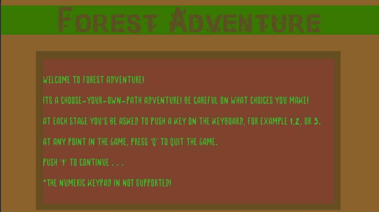 Forest Adventure (Conmandouglas)