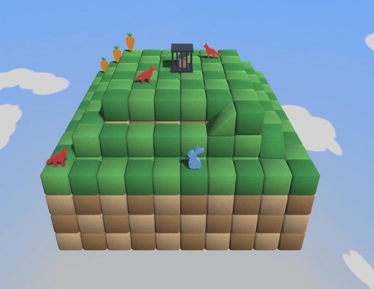 Petra Rabbits Carrot Chase screenshot 2