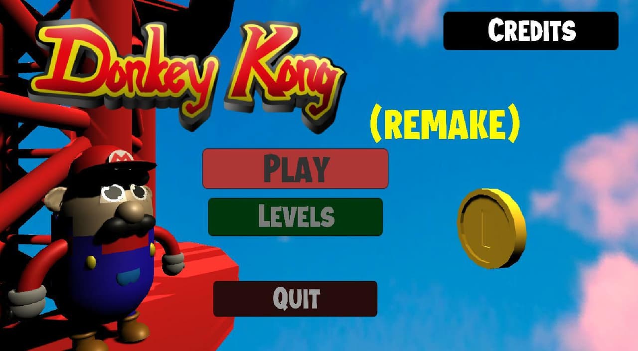 Donkey kong remake (Les donkey kings) screenshot 2