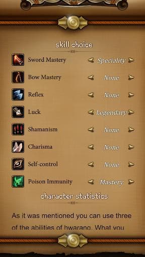 Hwarang & Kumiho Gamebook RPG screenshot 6
