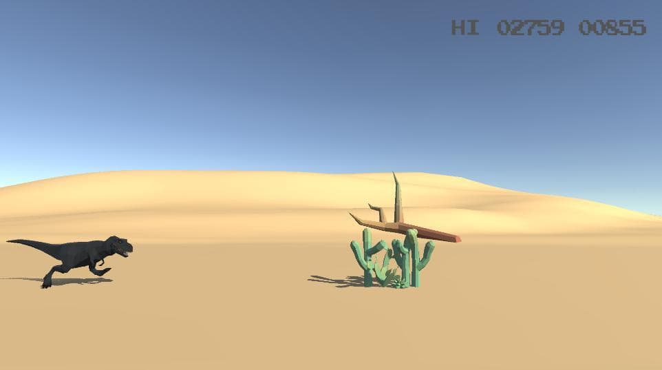 3D 구글 공룡게임 screenshot 2