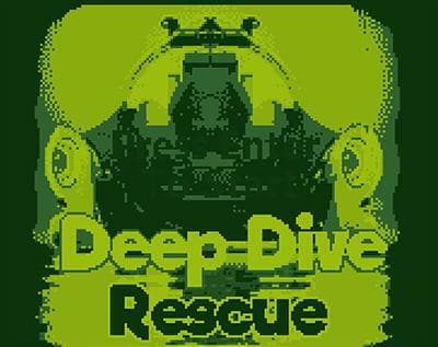 GameJam "GB 4 Color" Deep Dive Rescue screenshot 2