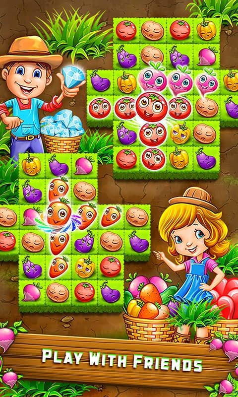 Garden Craze - Fruit Legend Match 3 Game screenshot 5
