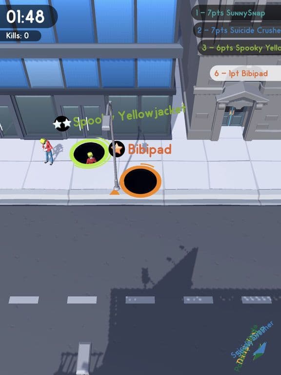 Hole.io screenshot 2