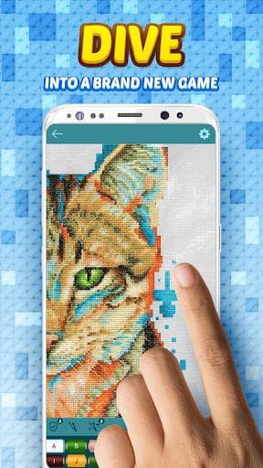 Cross Stitch - Color by Letters Pixel Art Game screenshot 6