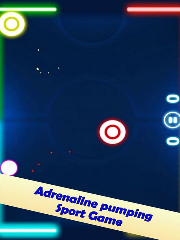 Neon Air Hockey Play screenshot 2