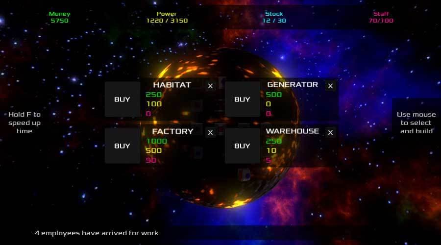 LD42 - Space Factory screenshot 2