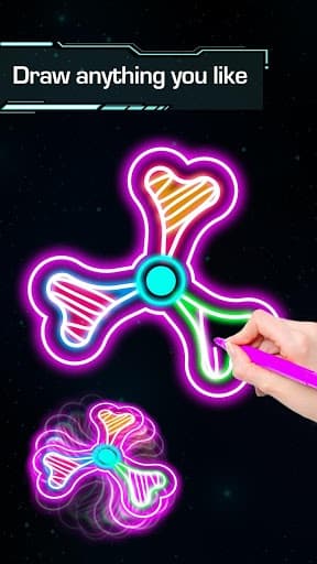 Draw Finger Spinner screenshot 6