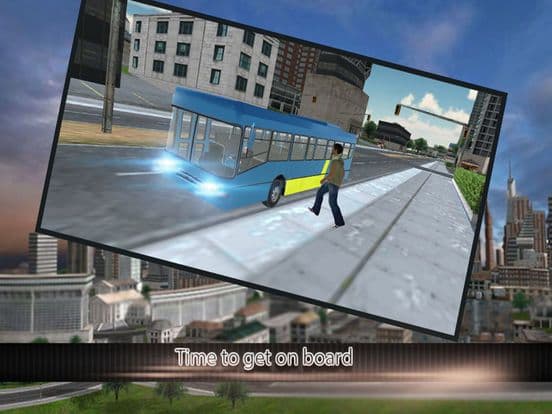 Modern city bus driver 3d: free simulation game screenshot 3