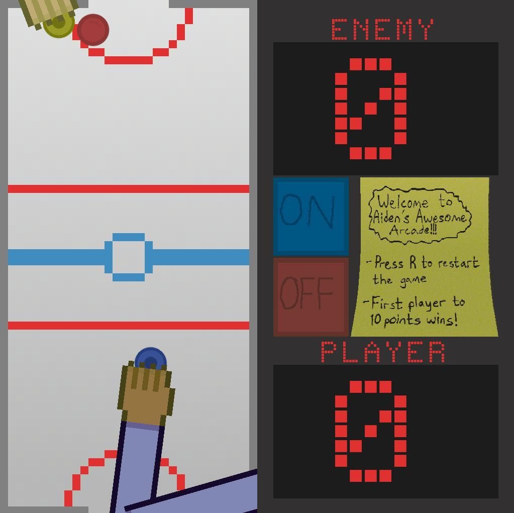 Aidens Awesome Air Hockey