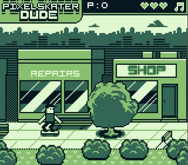 Pixel Skater Dude