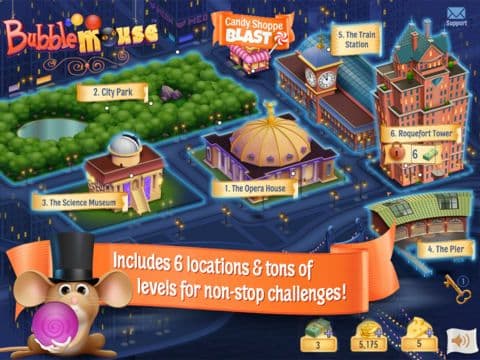 Bubble Mouse City Adventure & Candy Shoppe Blast screenshot 3