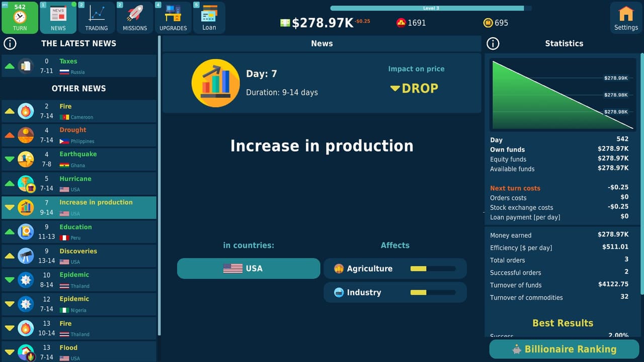 Stock Exchange Game screenshot 3