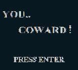 the coward