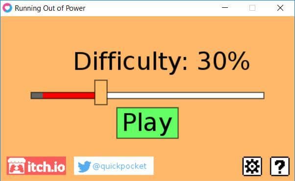 Running Out of Power