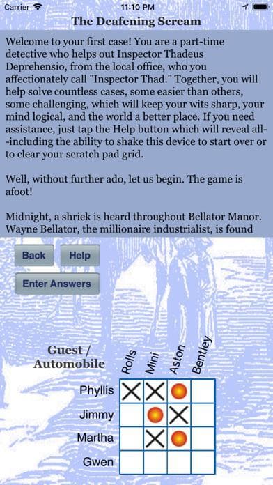 iDetective Logic Puzzles screenshot 4