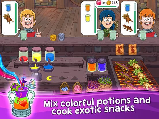 Potion Punch - Color Mixing and Cooking Tycoon screenshot 2