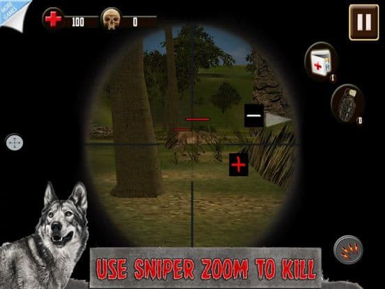 Jungle Hunter Animal - Wolf Shoot Wild screenshot 3
