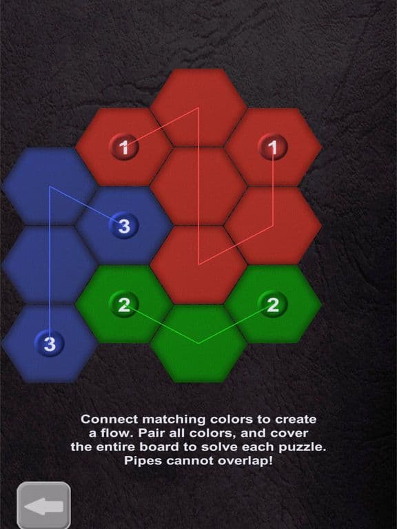 Color Lines. Hexagon screenshot 2