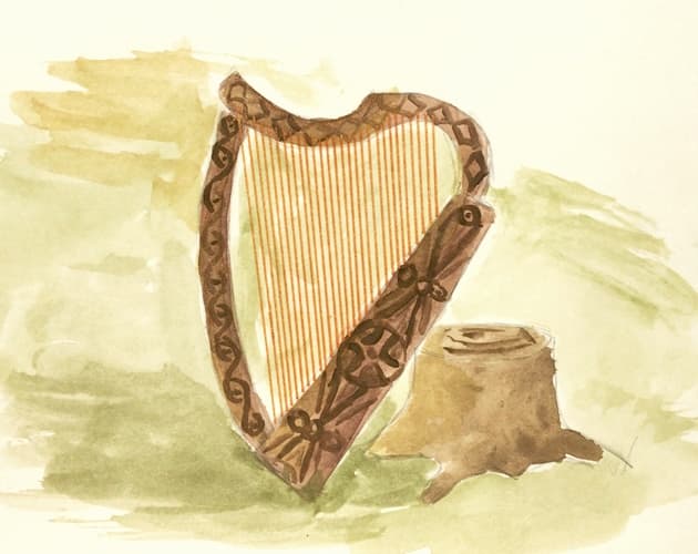 Hildegard the Harpist Bard