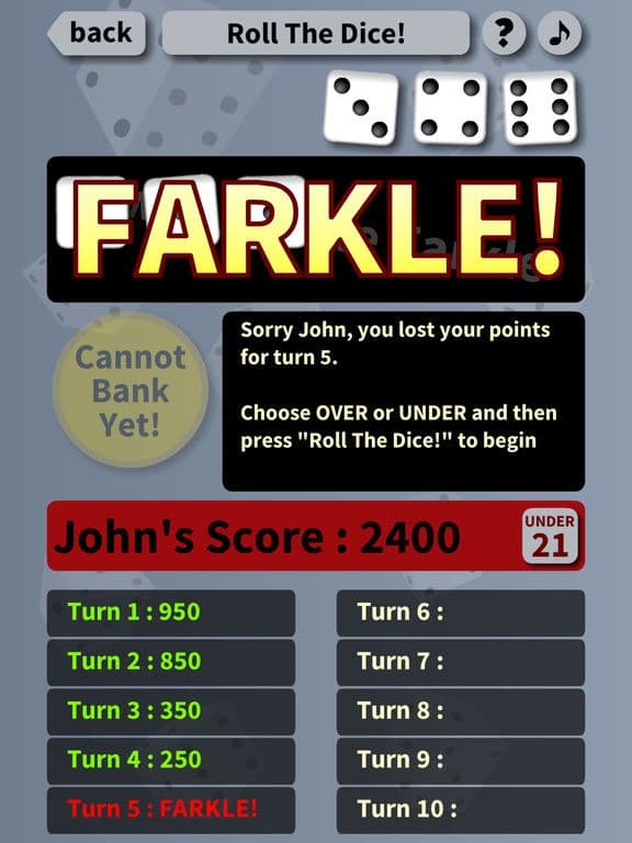 Farkle Fever screenshot 5