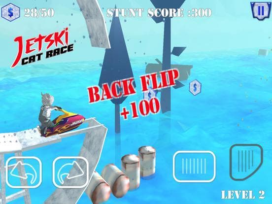 Jet Ski Cat Race screenshot 4
