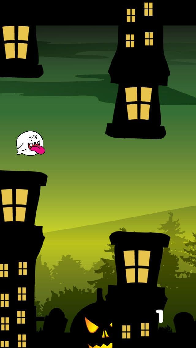 Smiley Ghost - Flap alone in deserted place screenshot 3