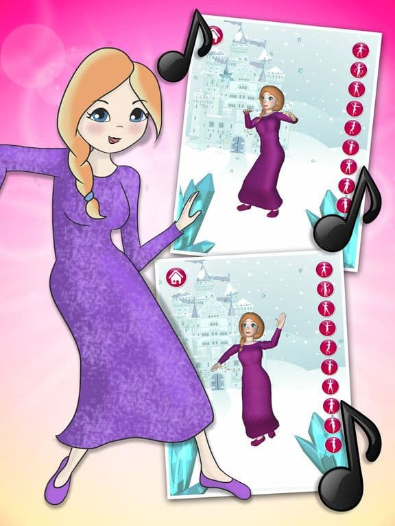 Dance with Snow Queen Princess Dancing Game – Pro screenshot 2