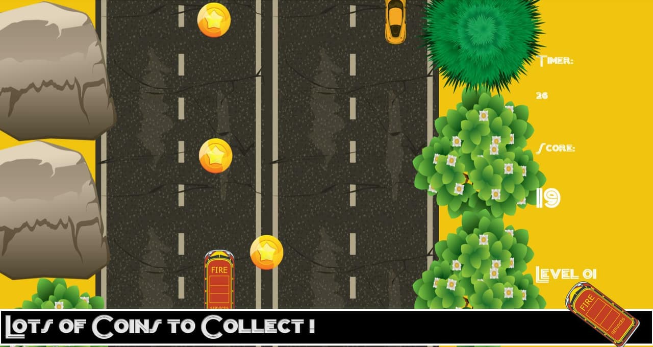 Road Hero Speed Car Racing Fire Fighter. screenshot 3