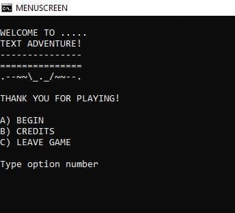 TEXT-BASED ADVENTURE RPG