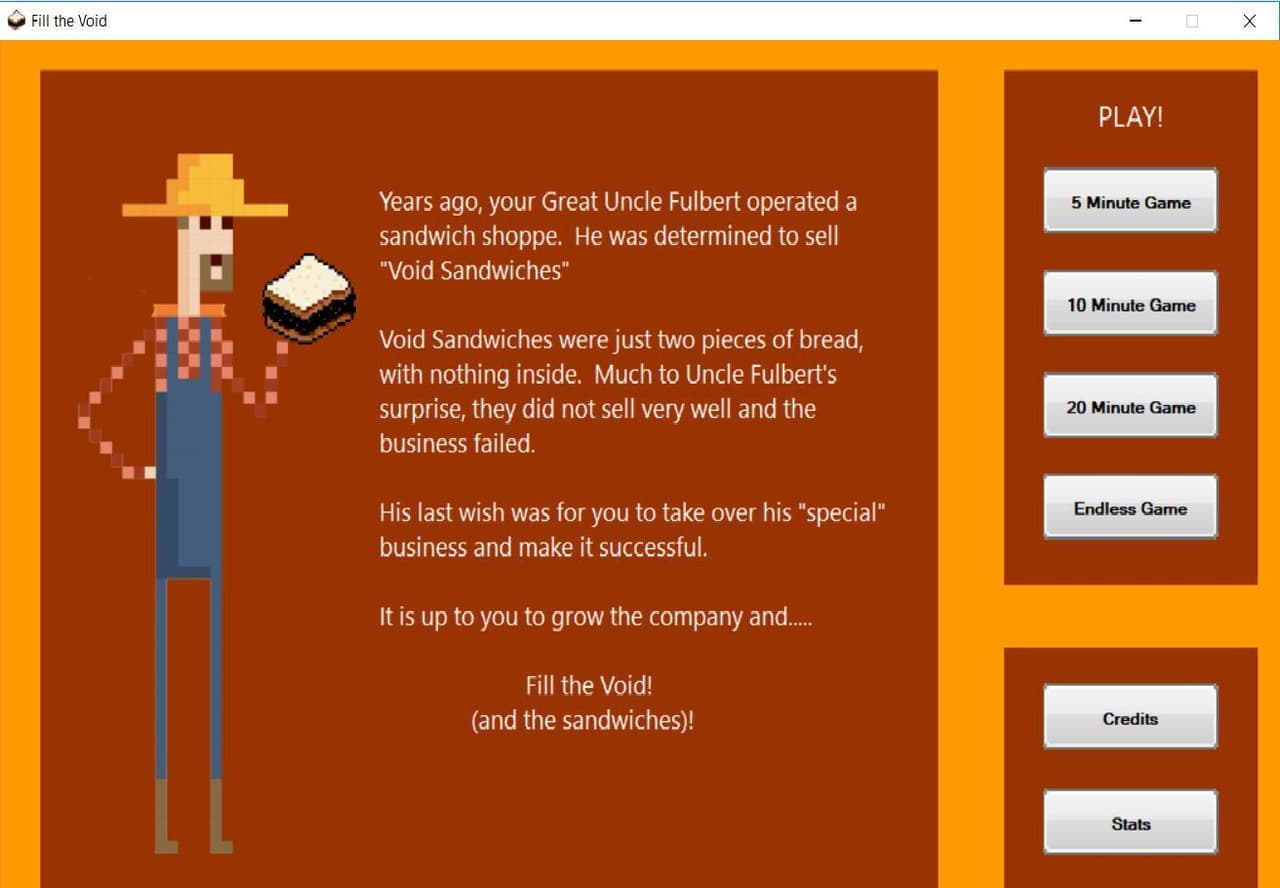 Fill the Void Sandwich screenshot 3