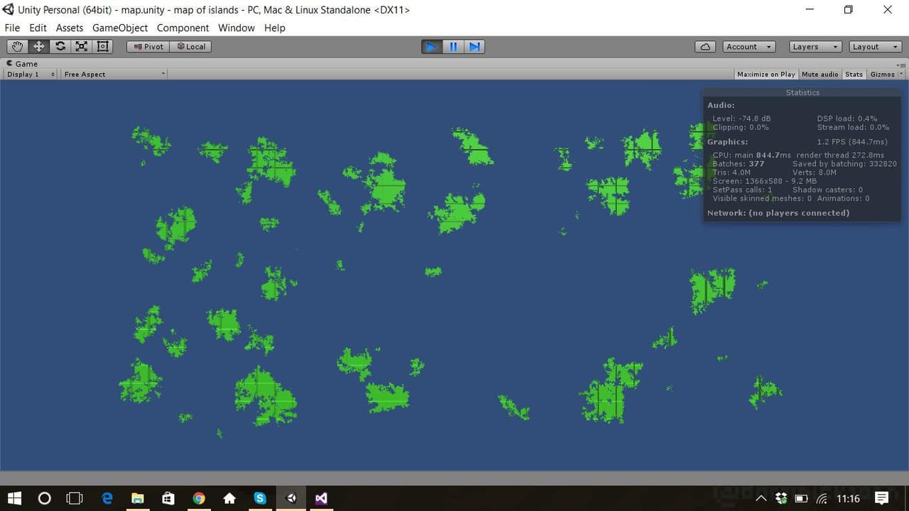 Islands prototype screenshot 2