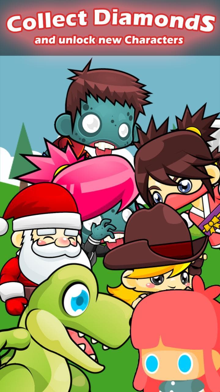 Spring Adventures | 2D jump game for Android ! screenshot 2