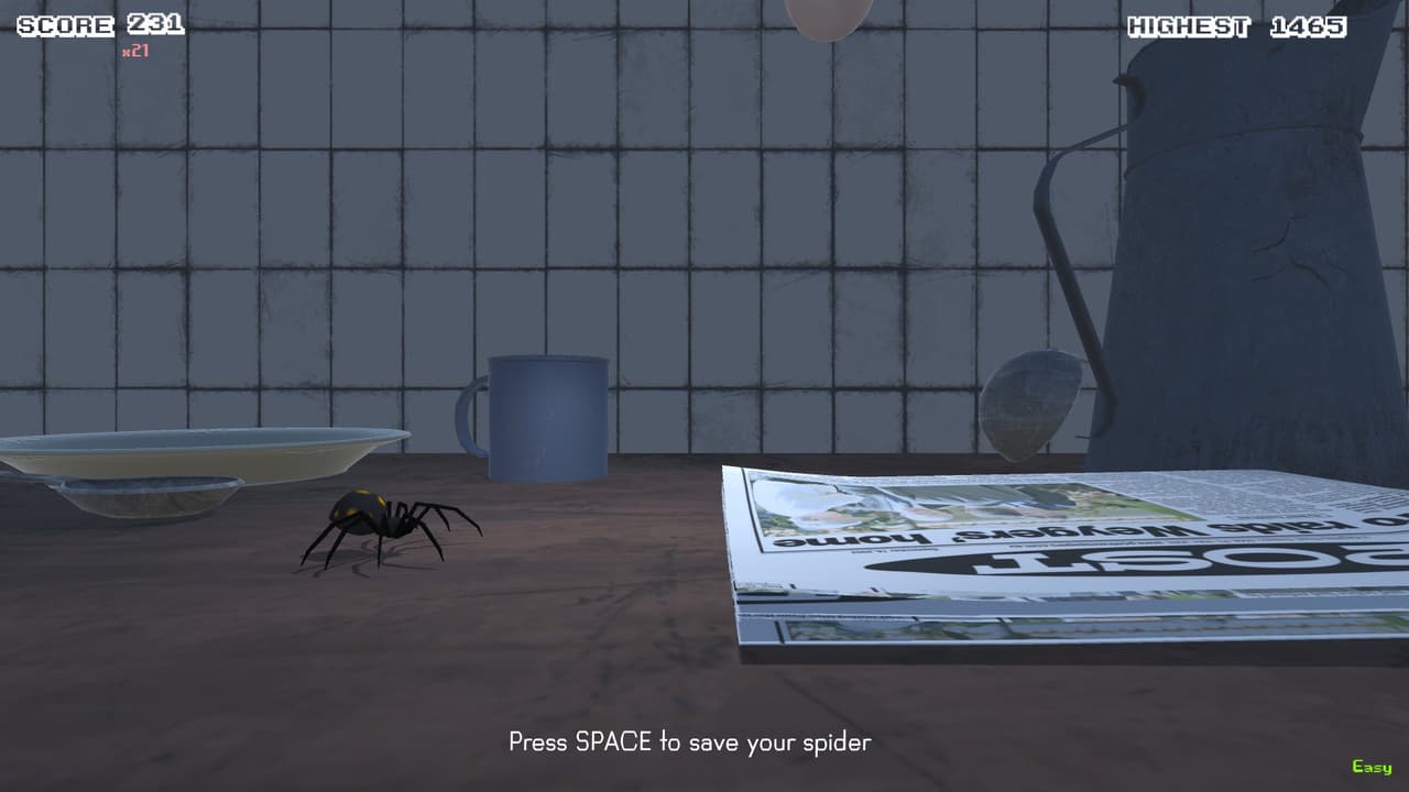 Holy shit! A spider!!!