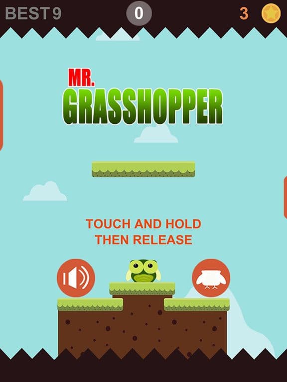 Mr. Grasshopper - Endless Jump up doodle heads screenshot 2