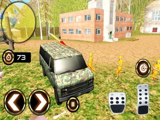 Army Criminal Transport Van 3D screenshot 3