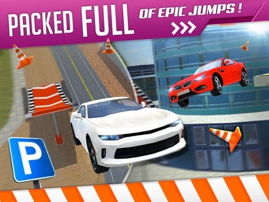 Roof Jumping 3 Stunt Driver Parking Simulator an Extreme Real Car Racing Game screenshot 4