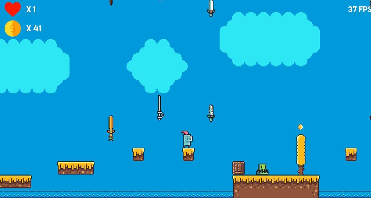 Simple Platformer Game (NERVIOZO) screenshot 4