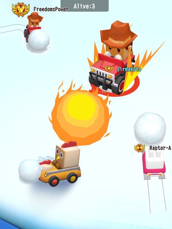 SnowBumper.io - go kart frenzy screenshot 4