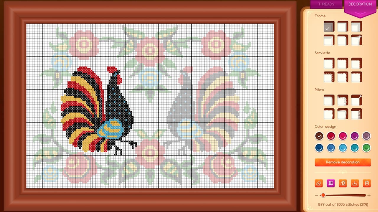 Cross-Stitch Puzzle screenshot 4