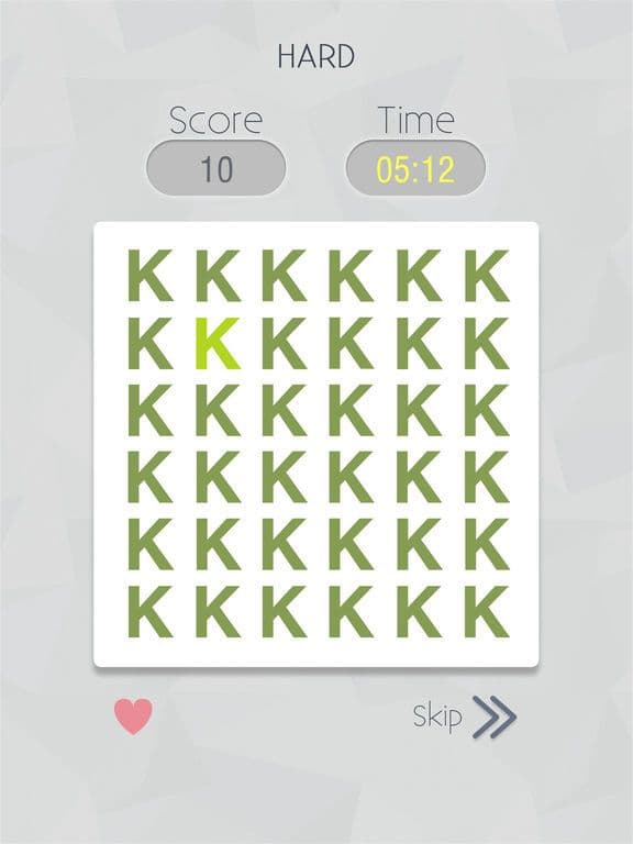 Spot It! – spot the color shade & different letter screenshot 4
