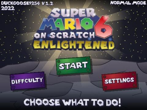 Super Mario on Scratch 6 Enlightened - HTML Port screenshot 2